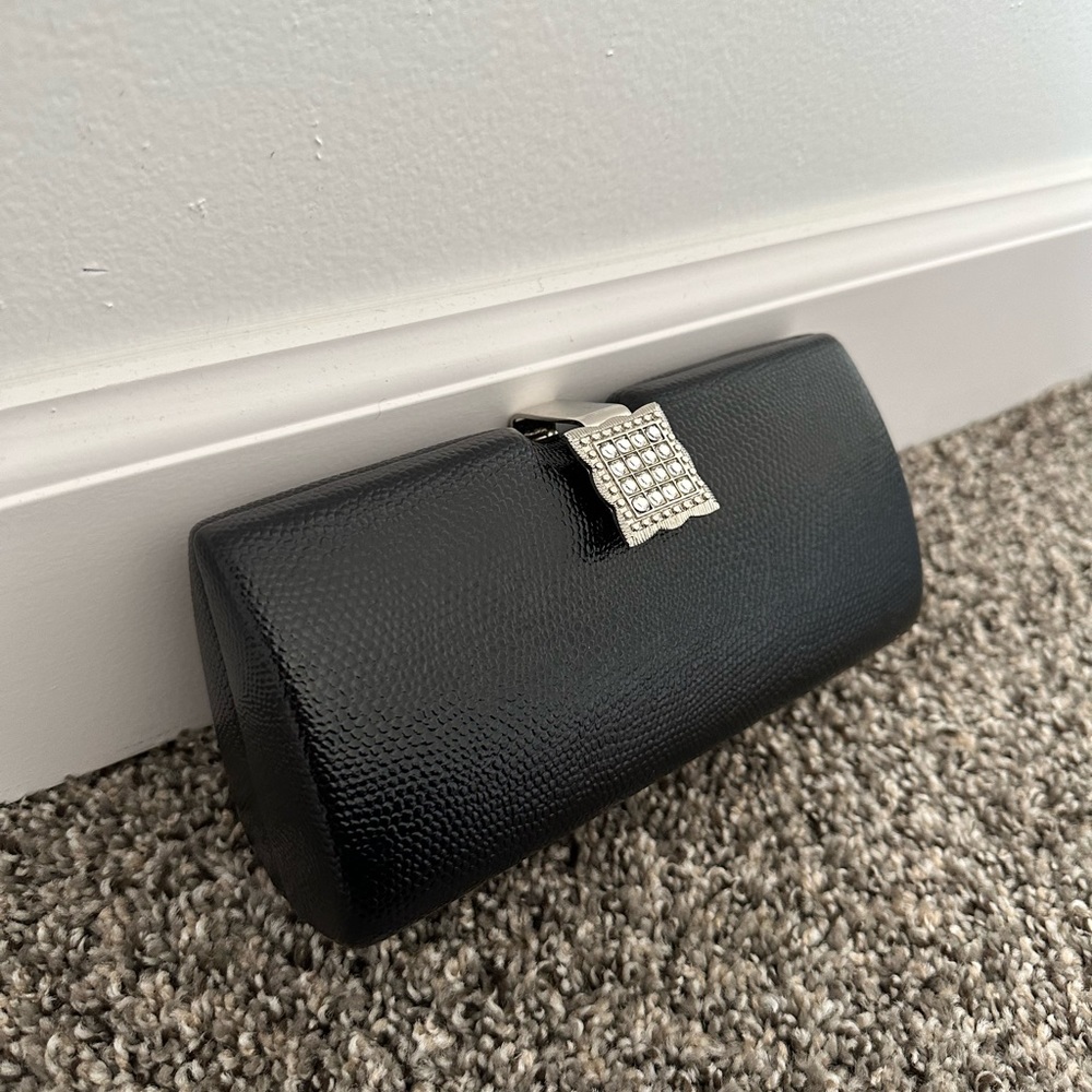 Black Evening Clutch - Picture 3 of 3